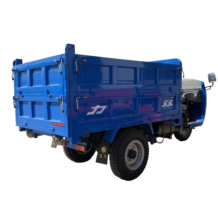 3 tons 4 tons 22hp 24hp 26hp 28hp 34hp heavy Cargo Diesel Motorized Tipper Three Wheeler Dump Tricycle for Africa