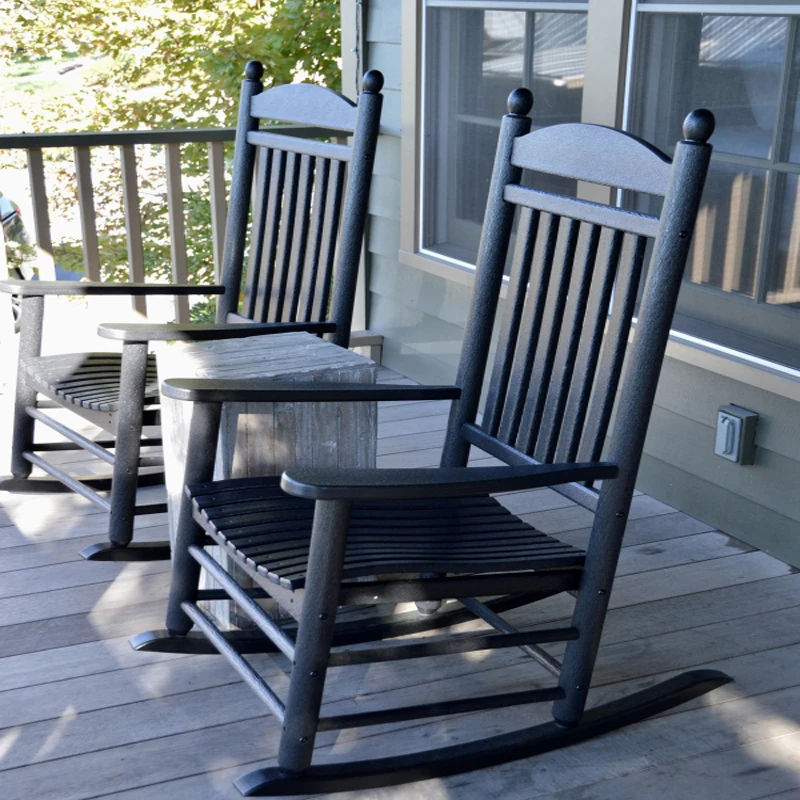  weatherproof outdoor furniture ergonomic corridor patio lounge rocking chair