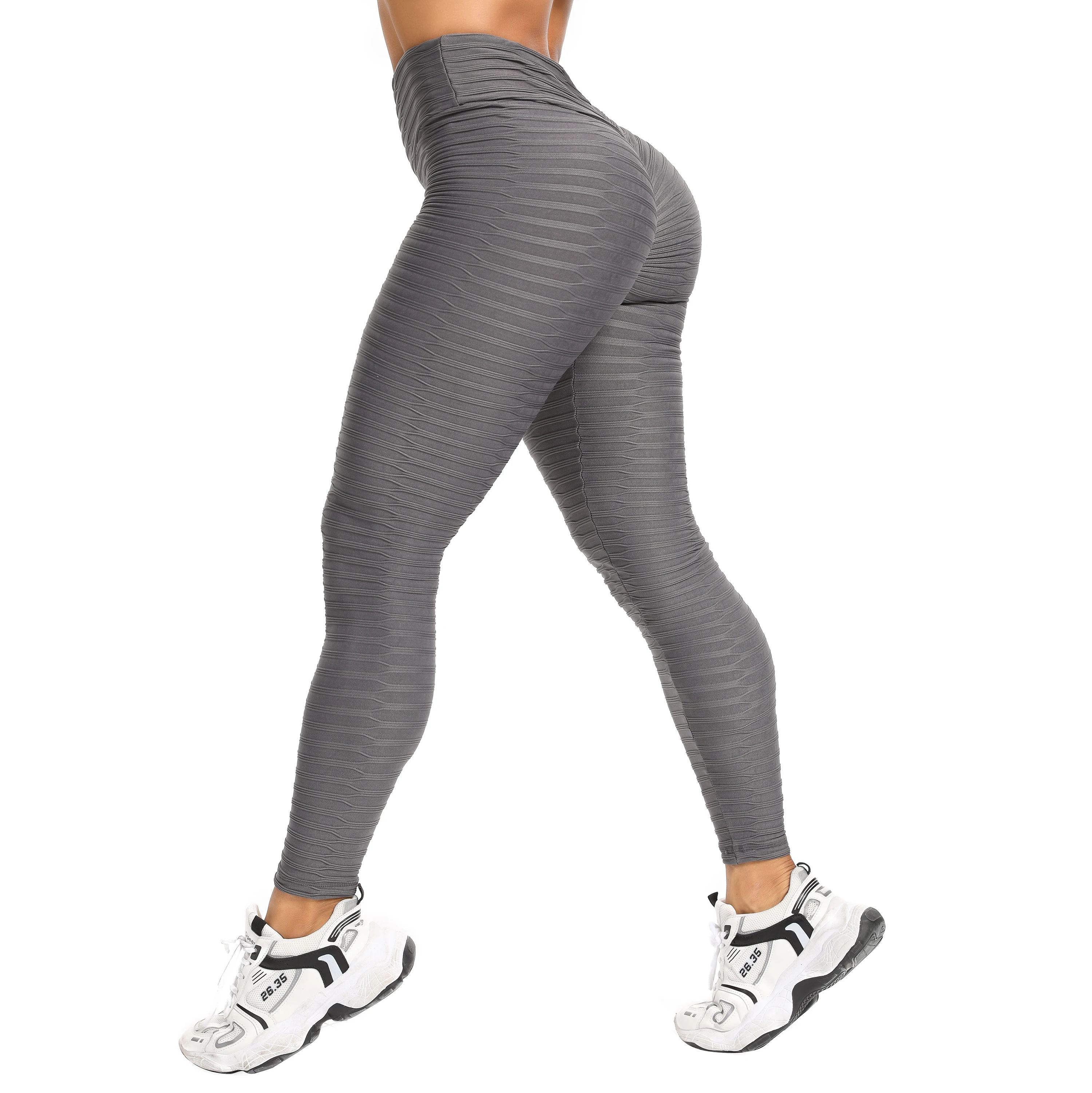 Buttlifting Nylon Pants Ladies Soft Stretchy Yoga Workout Spandex Sportswear Butt Lift Gym Shape Leggings