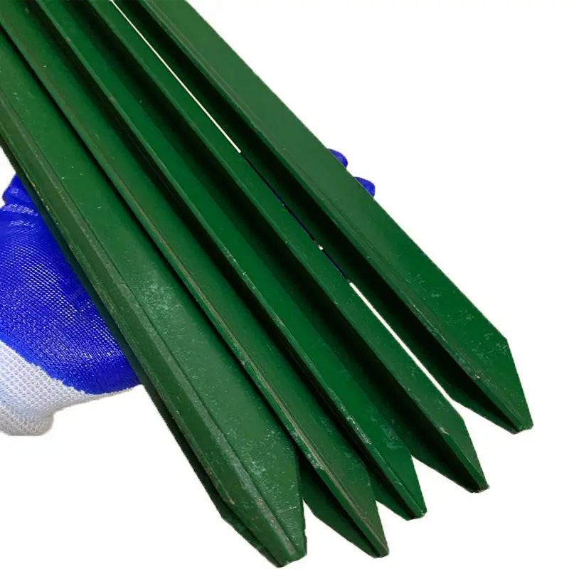 Wholesale Factory Price Galvanization PVC Coated Y Post with Teeth Grip Wire Mesh Fences Firmly For Sale