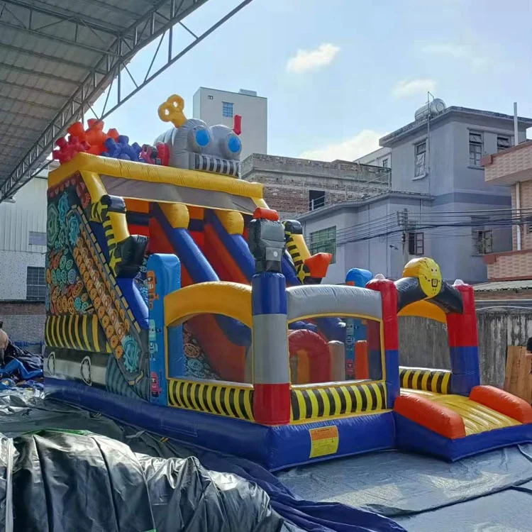 updated giant amusement inflatable slide promotional advertising titanic inflatable slide