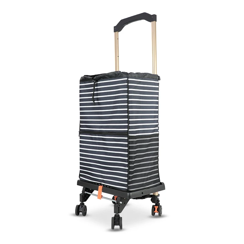 Baoyu Collapsible Grocery Trolley Bags Moving Cart Dolly Universal Shopping Carts