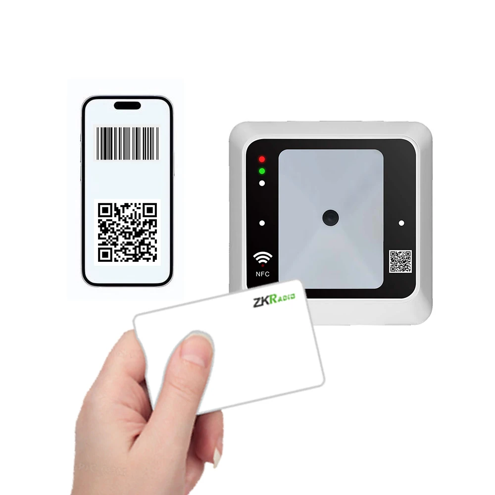 1D 2D QR + NFC RFID Reader 13.56MHz Card Reader with USB Wiegand RS485 Interface Embedded Mounted QR RFID Combine Card Reader