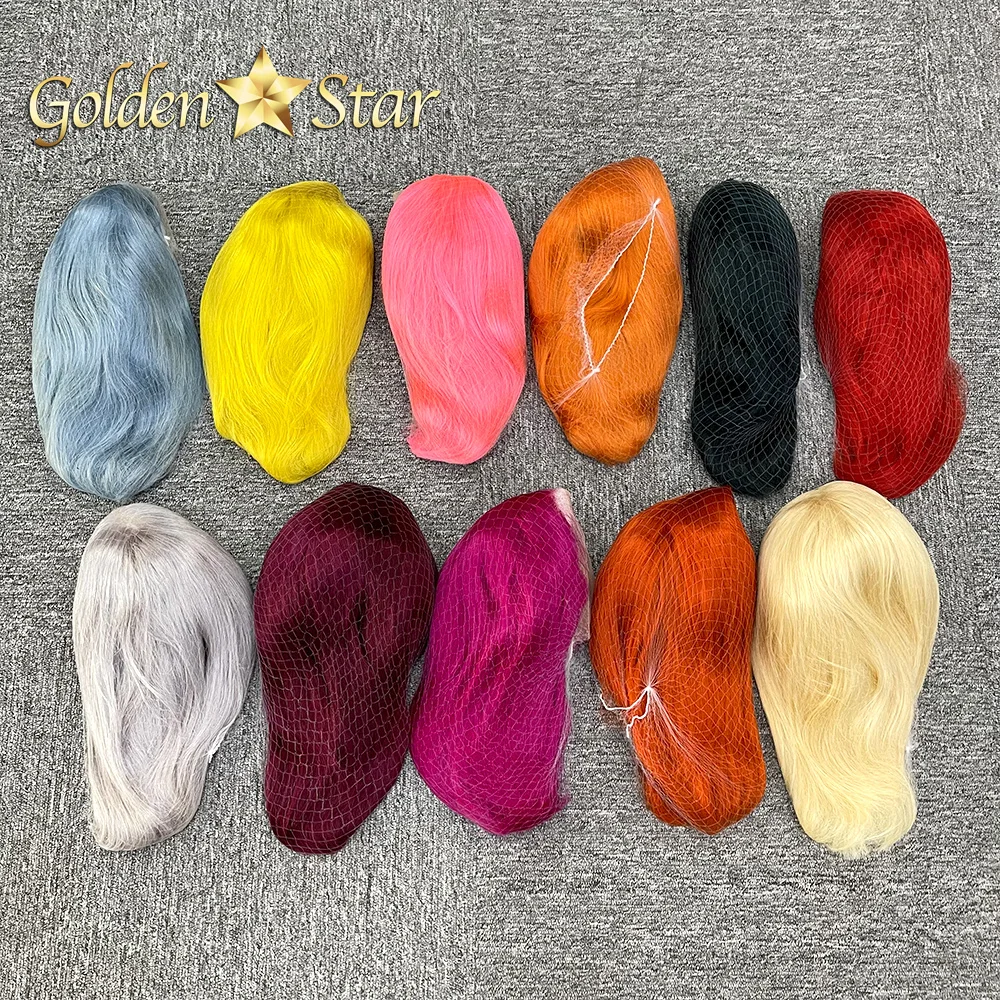 Заводская цена предварительно выщипанные прозрачные кружева 13x4 Цветные Короткие парики боб, бразильские человеческие волосы красный/желтый/синий Боб кружевные передние парики