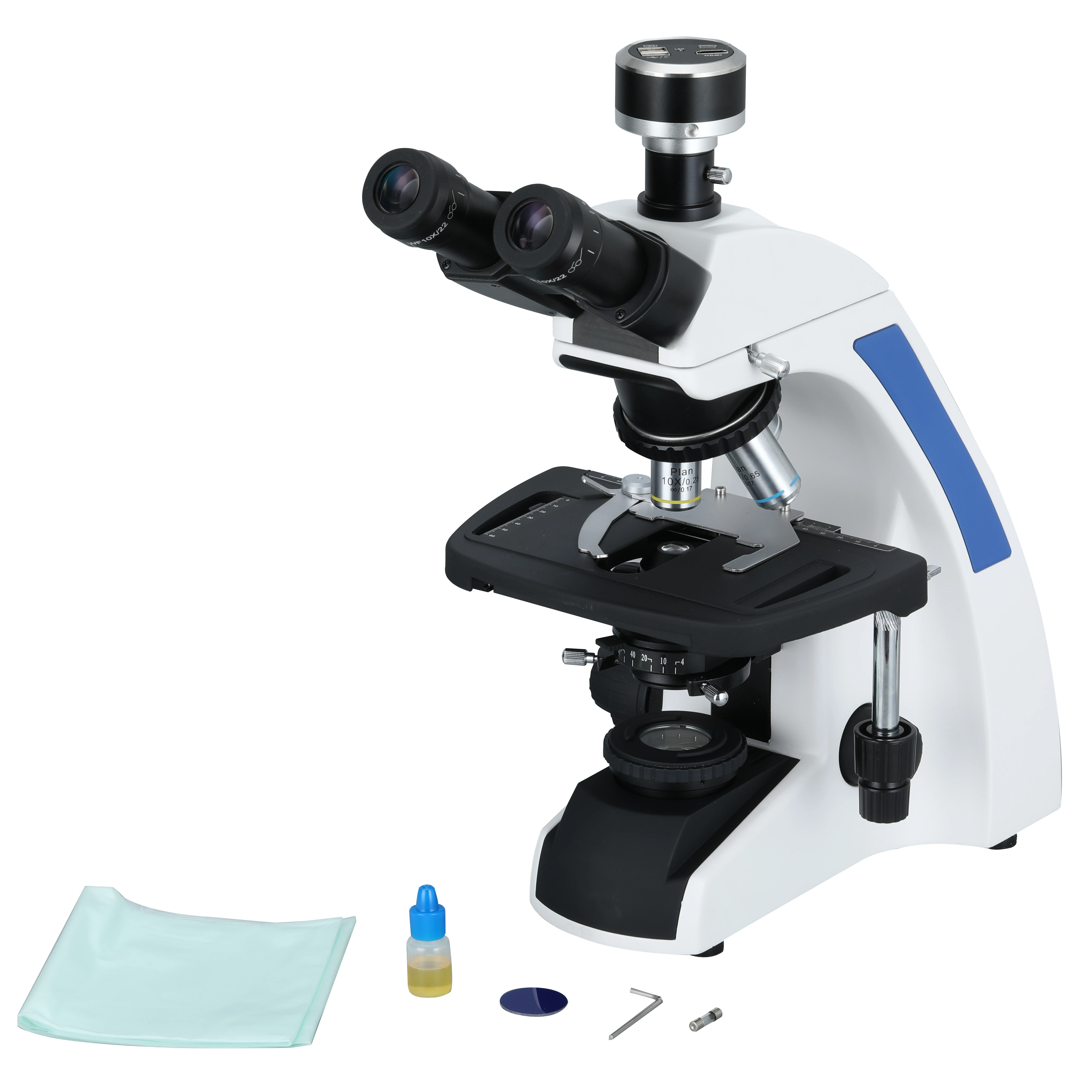Wholesale XSZ-207T WF10X/20mm seidentopf trinocular head biological video medical laboratory microscope