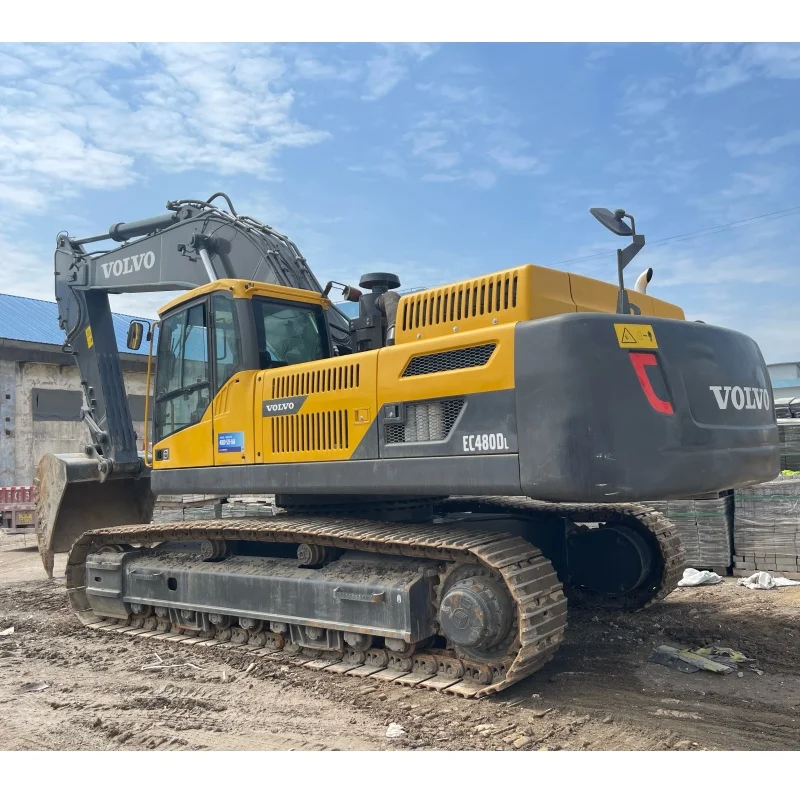 Дешевая цена большой использованный экскаватор VOLVO EC480D Sweden оригинальная строительная машина для продажи