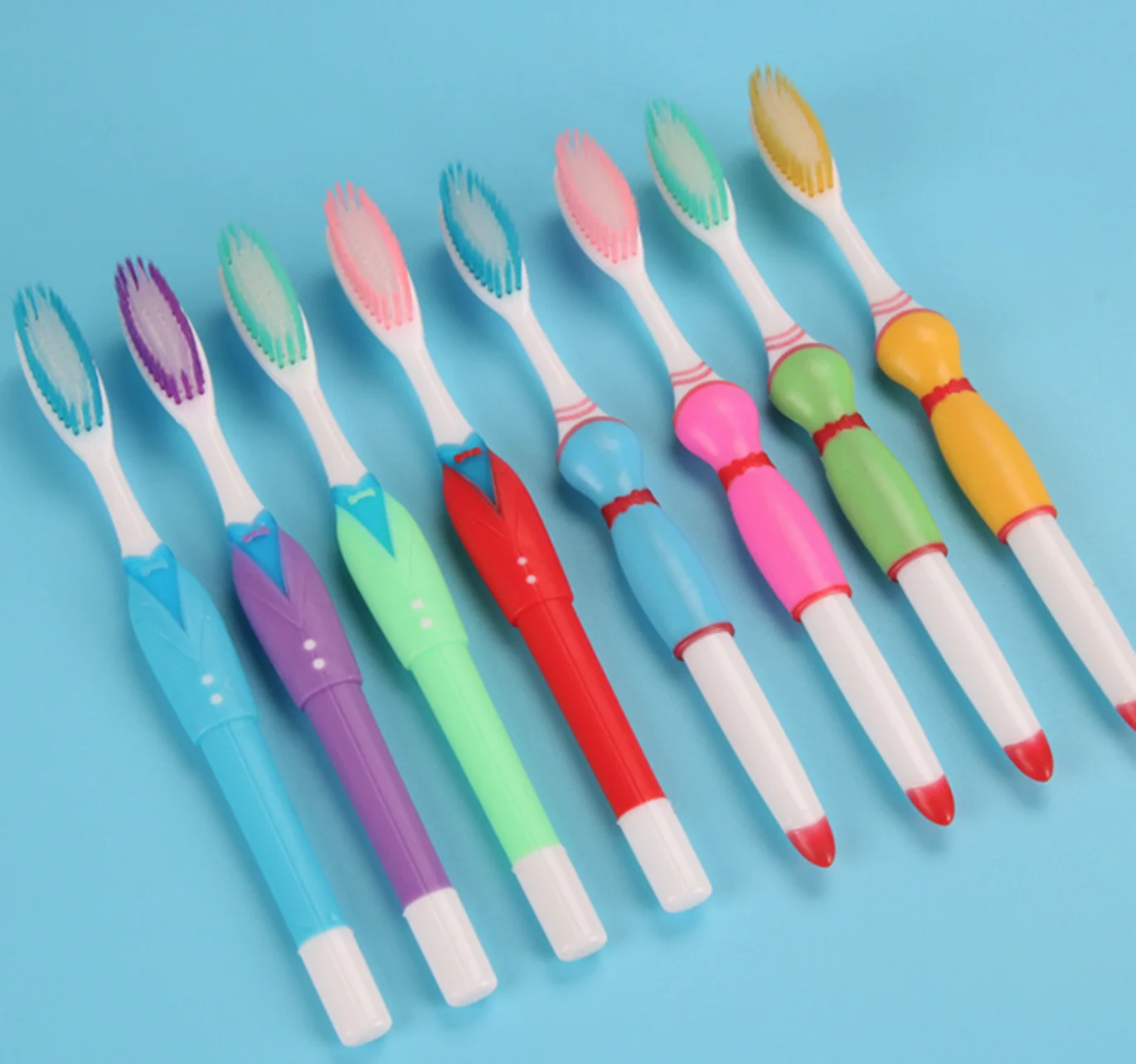 Soft-bristled lovers toothbrush protects the gums and prevents bacteria in the mouth toothbrush  b