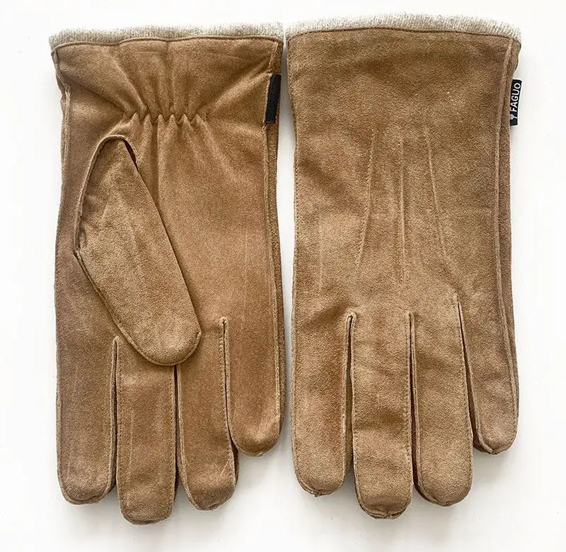 New arrival best prices fashion leather gloves Pakistan leather dress driving gloves with fleece lining black