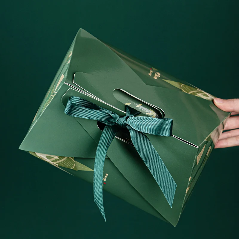 Small Gift Box Dragon Boat Festival For Rice Dumpling 22x17.2x12.2cm Cardboard Packaging Paper Box