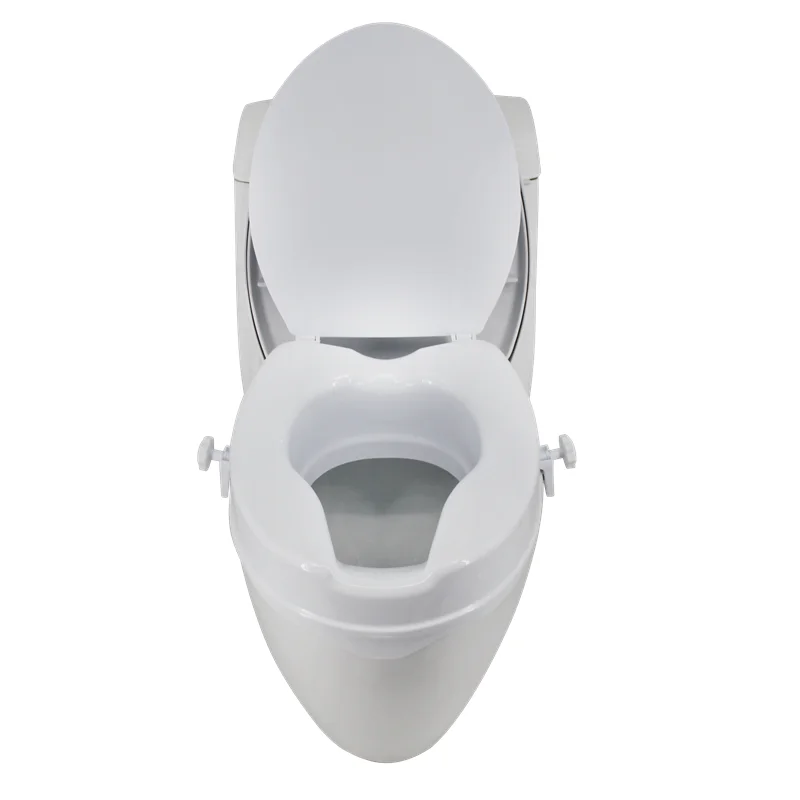 2 inch toilet Seat Riser Elongated Raised Toilet Seat for Assistance Bending or Sitting  MK05002