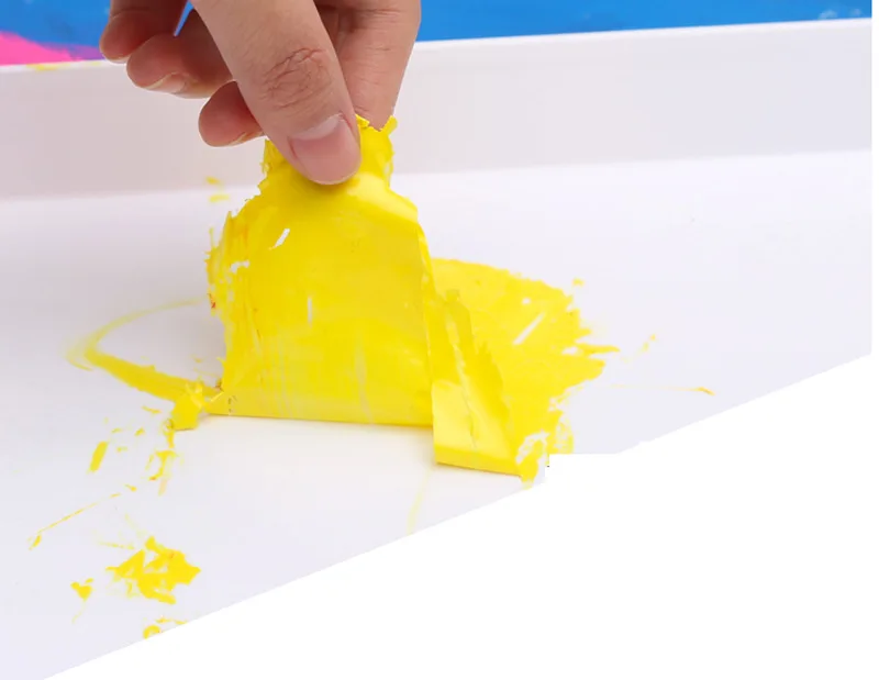 Hot selling Art paint palette tray plastic paint pallets for kids students custom palette