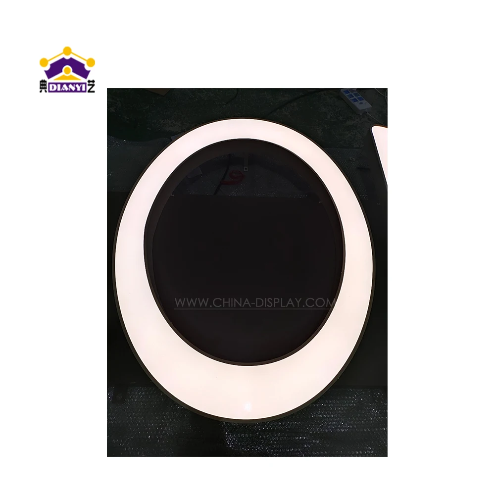 custom Building sign board design led letter Illuminated frontlit store front sign for business outdoor led sign for business