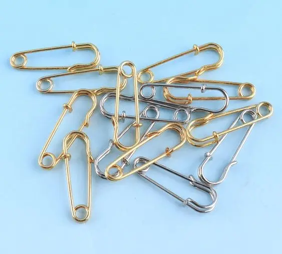 First Aid Kit Safety Pin 1000 Safety Pins Size Rust Resistant Brooches pin custom Magnetic paper clip