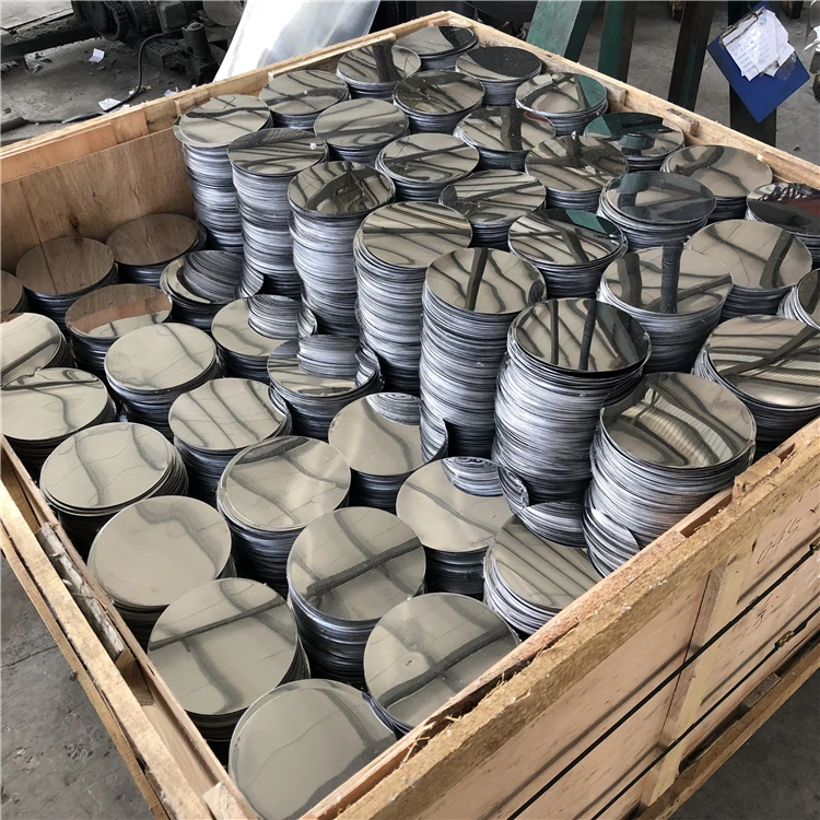 400 Series DDQ SS INOX disc 0.6 0.8 mm thickness cold rolled stainless steel Round plate with magnetic grade 410 430 circles