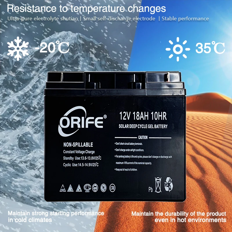 Orife custom rechargeable disadvantages agm sealed 12 volt 18ah battery acid lead
