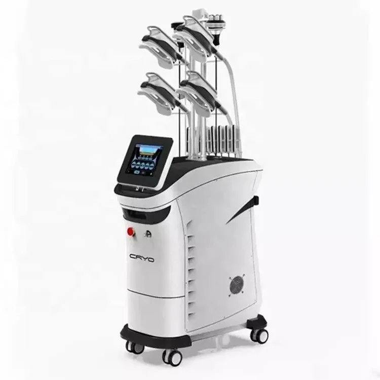 Factory Price 4 Cryo handles work together Cryolipolysis Slimming Machine 360 Fat Freeze Cavitation RF Lipolaser Machine