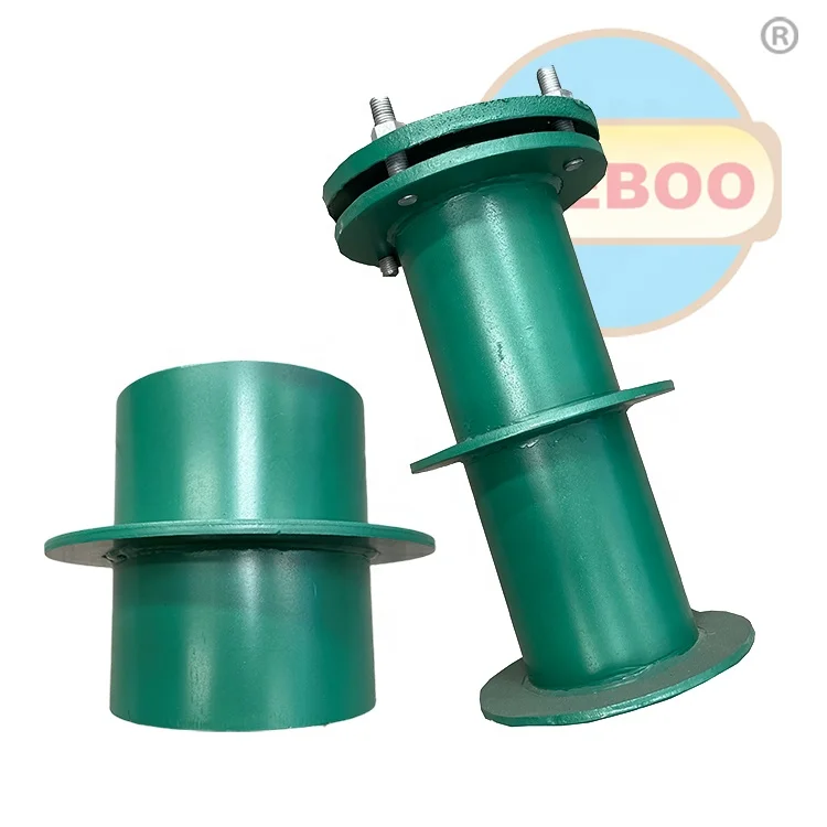 Leeboo factory through concrete wall pipe sleeve stainless steel rigid and flexible waterproof casing for embedded pipe