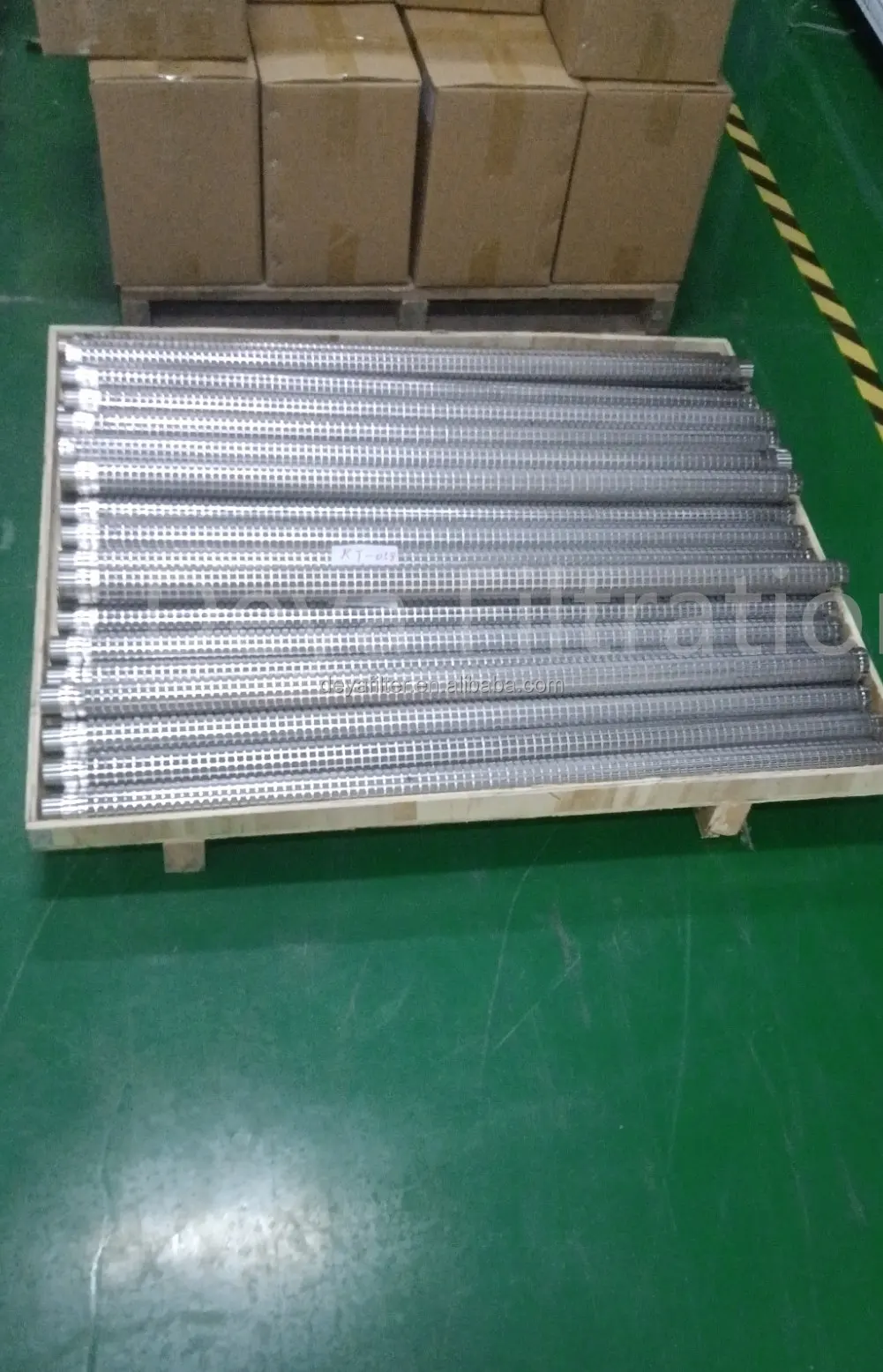 20 micron metal fiber sintered felt pleated filter element for continuous polymer candle filter