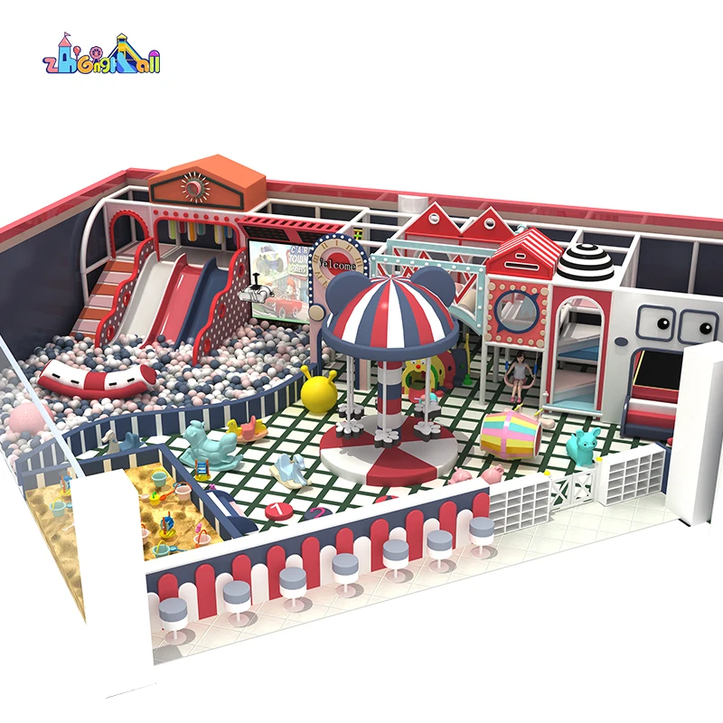 Playground Indoor Huge Inside Playground Park China Indoor Soft Play Free Customized Design 3 Ages+ Indoor Maze for Kids Zhenhan