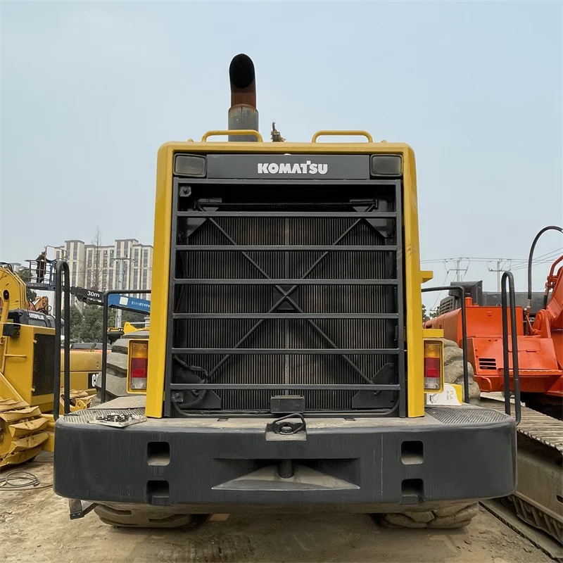 Строительное здание 12 тонн Подержанный wa600-3 Колесный погрузчик komatsu