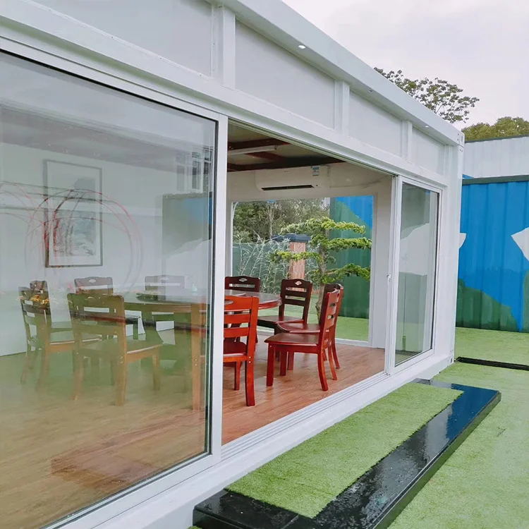 europe module prefabricated homes prefab light steel  structure easy assembled shipping container 2 bedroom house