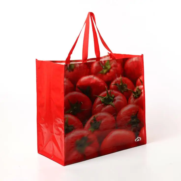 2024 Cheap Reusable PP non woven shopping grocery beer tote bag with long handles