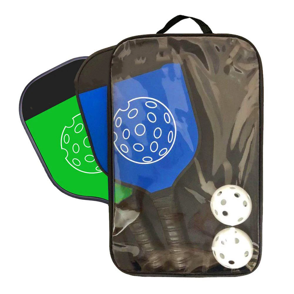 Pickleball Paddle Set of 2 Racquet Racket 4 Balls High Quality Pickleball Paddle