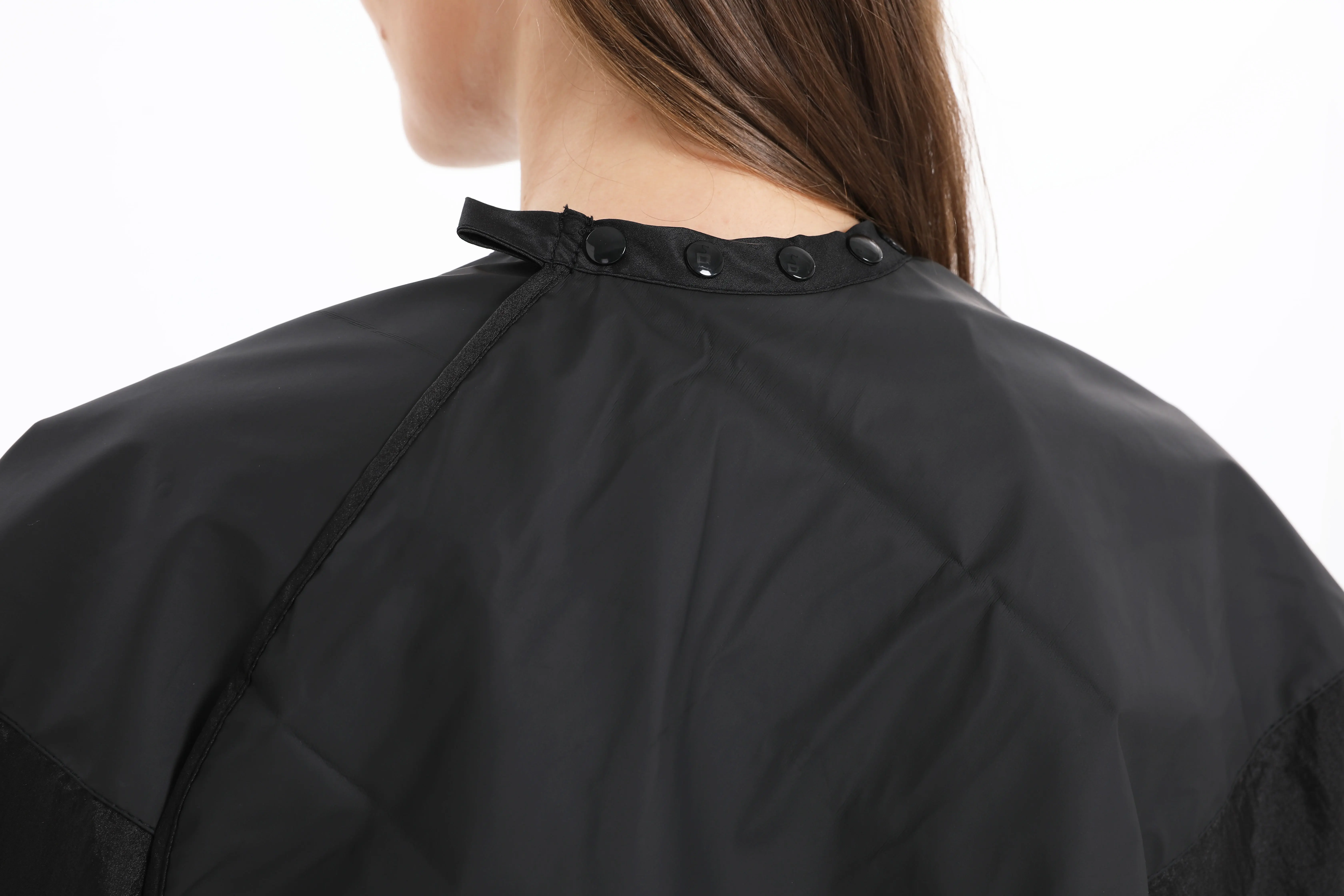 OEM High Quality Salon Crinkled Shining Nylon Barber Beauty Capes Salon Hair Cutting Capes hair tools & accessories 1AX