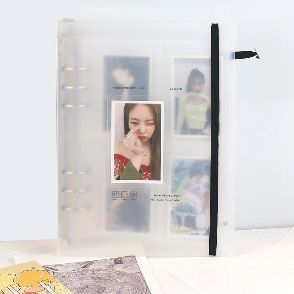 Фотоальбом fuji film instax mini pocket standard nine-hole loose-leaf transparent 25 сохраненных листов