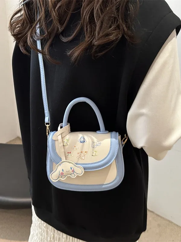 Ruunjoy wholesale hot kawaii sanrioed pu kids purse cartoon cute melody kitty Portable Little Girl gifts Shoulder Messenger Bag