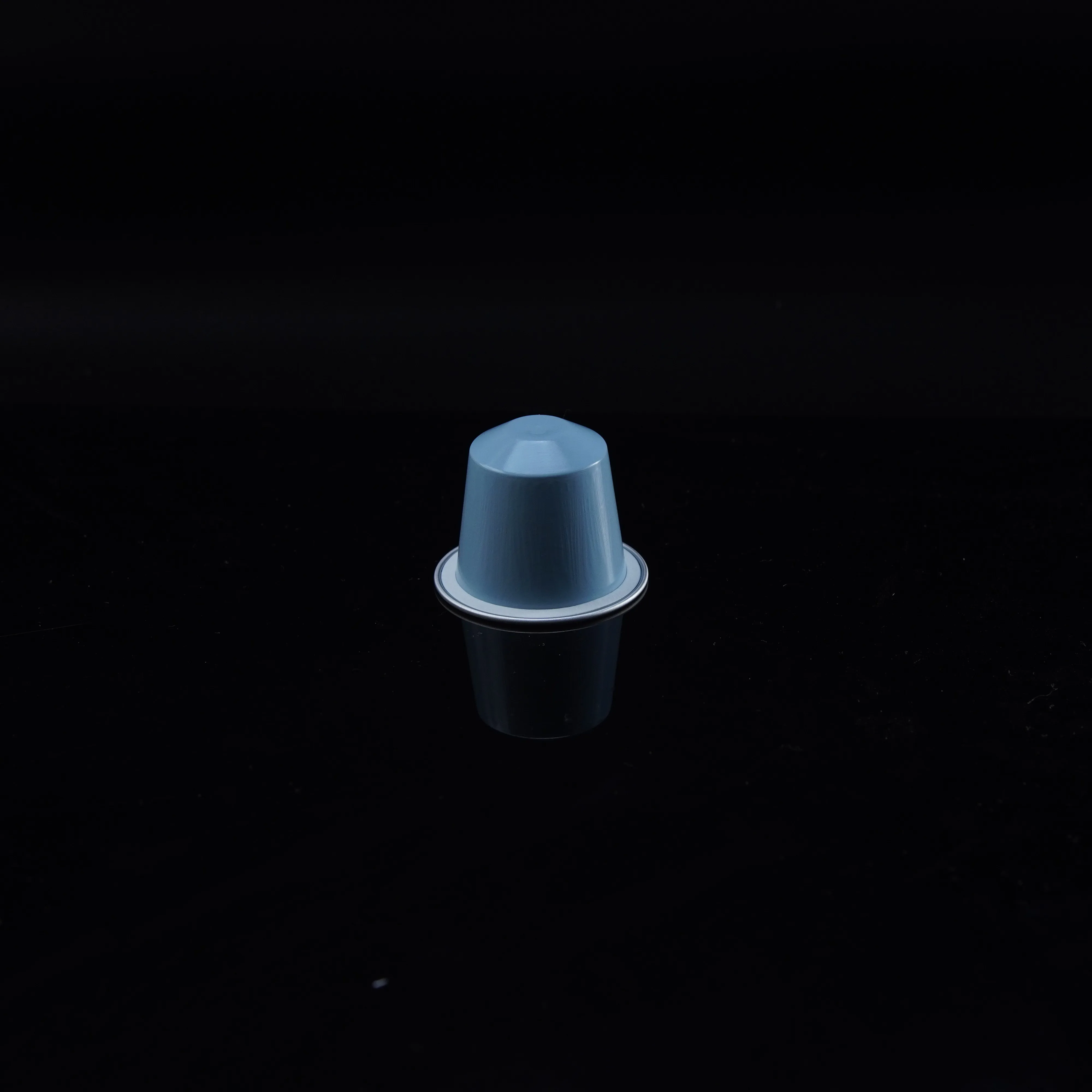 Disposable rubber free paper ring environmentally friendly coffee capsule