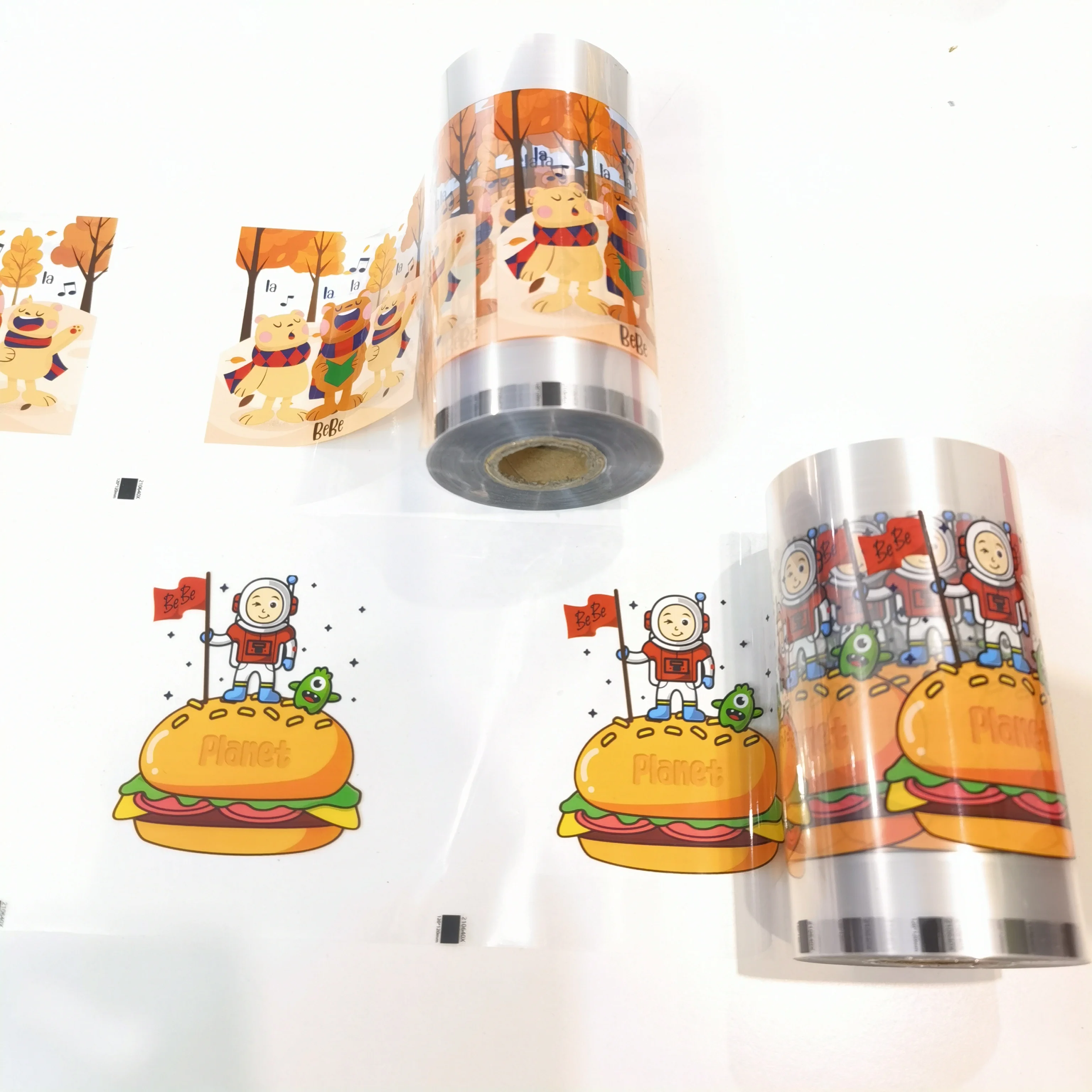 bottle transfer film for feeding-bottle