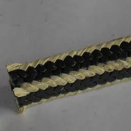 Factory Custom Graphite Carbon Fiber Filled Ptfe Braided Packing Mechanical Processing Seal PTFE Graphite Gland Packing
