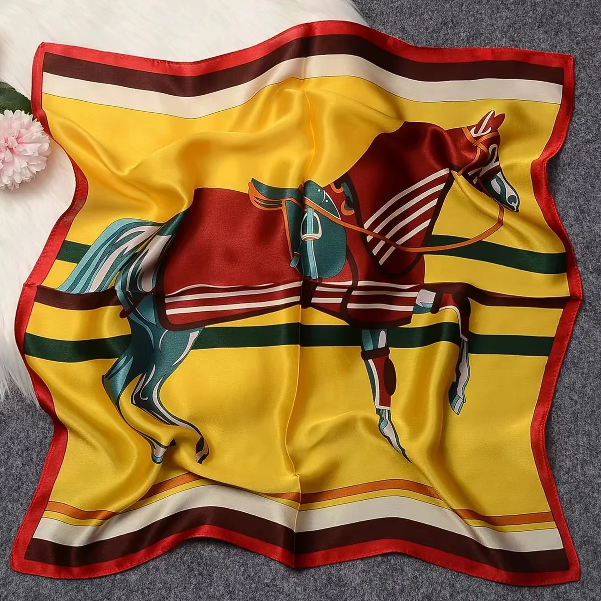 wholesale silk scarf 53*53cm 100% silk scarves luxury scarves ladies silk