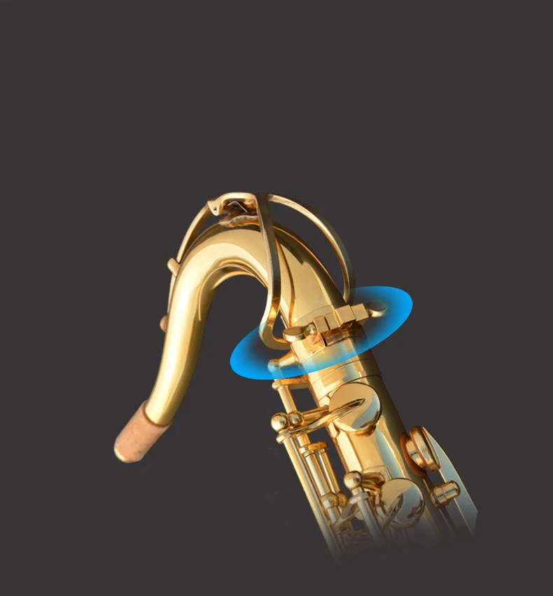 Золотой лак Аксессуары для инструментов Китай Sax профессиональный тенор саксофон