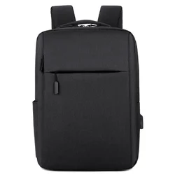 water repellent light weight students laptop backpack bag with USB Big Capacity Customized Logo Laptop Bag for Daily Use