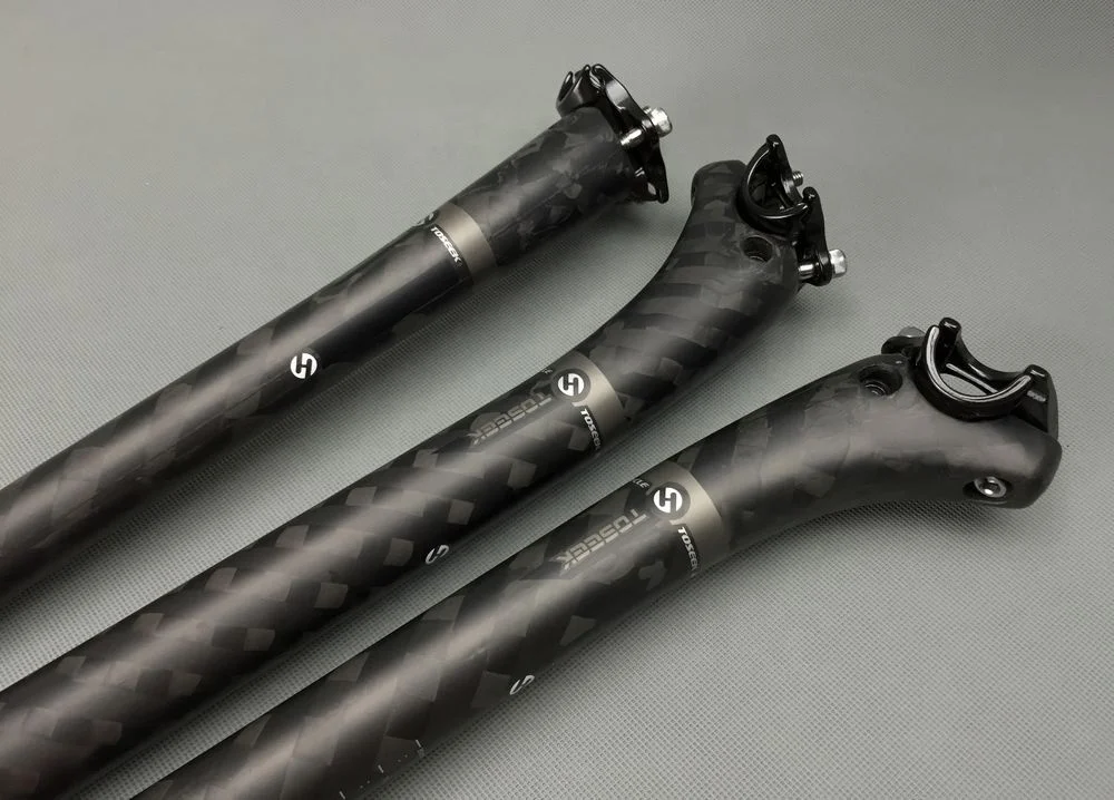 New Full Carbon Fibre Bicycle Seatpost mountain road bike seatpost 3K matte Bike Seat Post 27.2/30.8/31.6*350mm