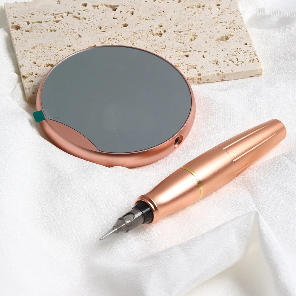 P90 Permanent Makeup Tattoo Machines Device Kit Include Digital Power Supply PMU Pen and 2 Interface With 10 Needles