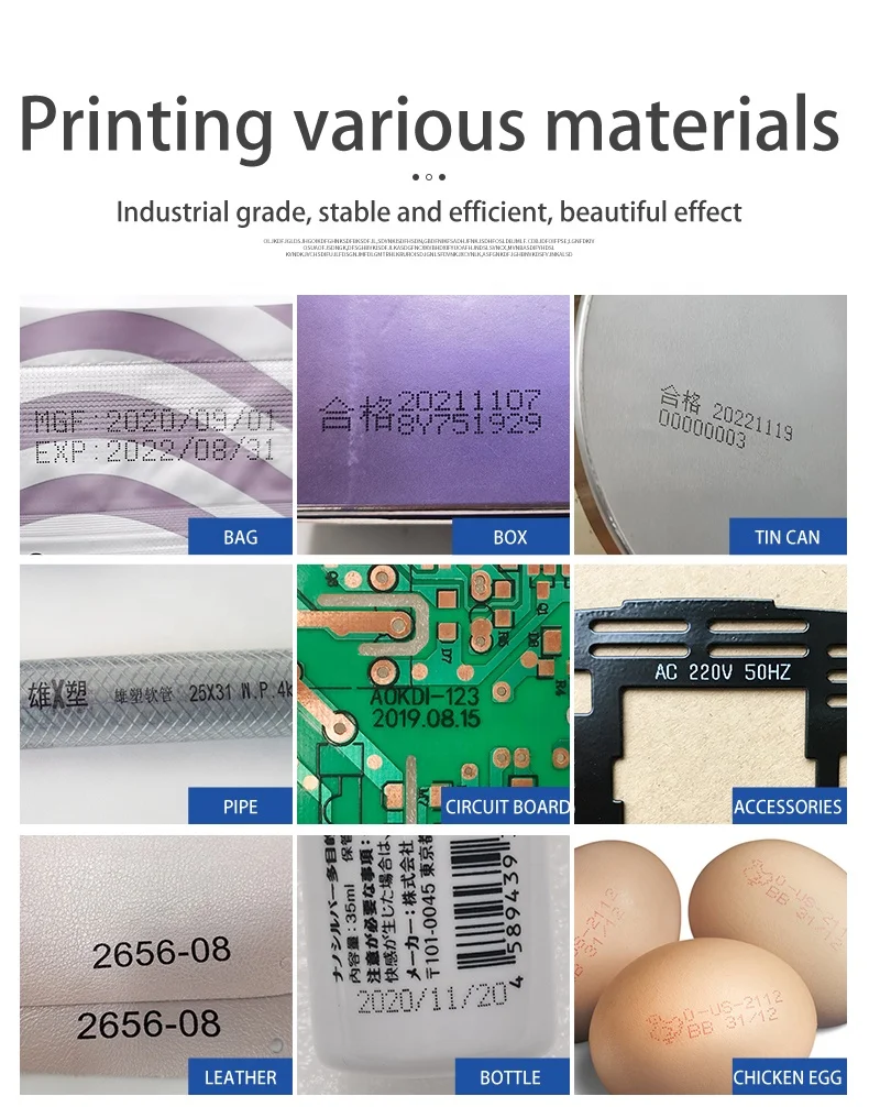 AOKDI china logo ink jet expiry date inkjet printer for plastic bag Multifunctional Qr Code Handheld Jet Printer Expiration Date