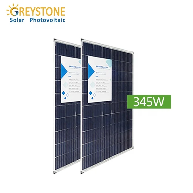 Солнечная панель с двойным стеклом, 345 Вт, 72 дюйма, 156 мм