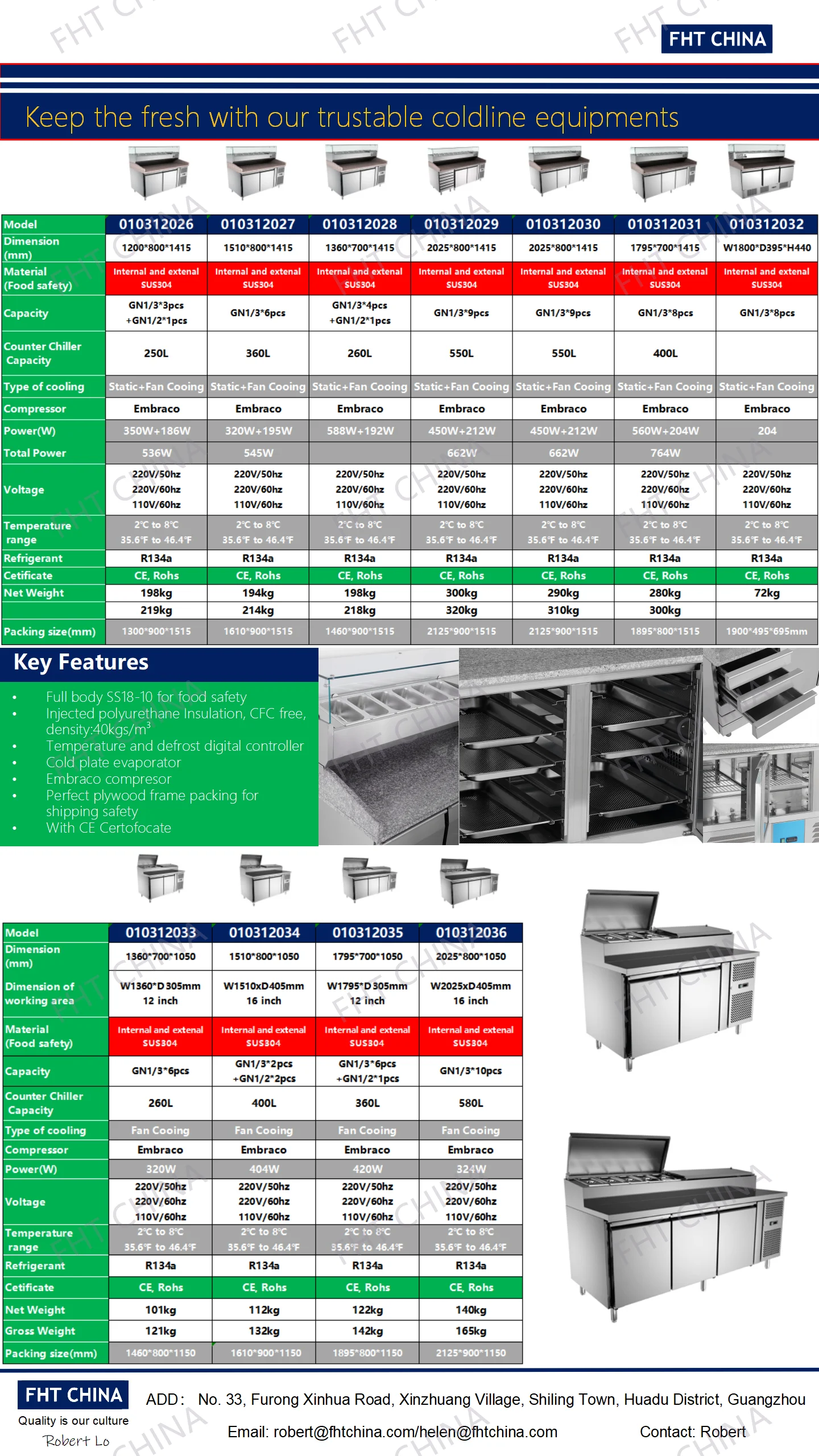 
Saladette sandwich prep tables Salad fridge bar 3 doors Salad Pizza counter refrigerator display with the Top Displayer 