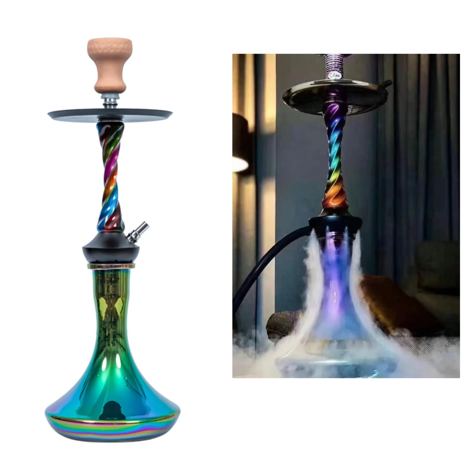 YOMO  Smoke Wholesale Factory Top Sale Colorful Large Size Resin Sisha Hookah