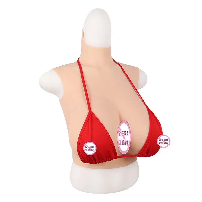 
Artificial Silicone Breast Forms Realistic High Elastic False Boobs for Crossdresser 