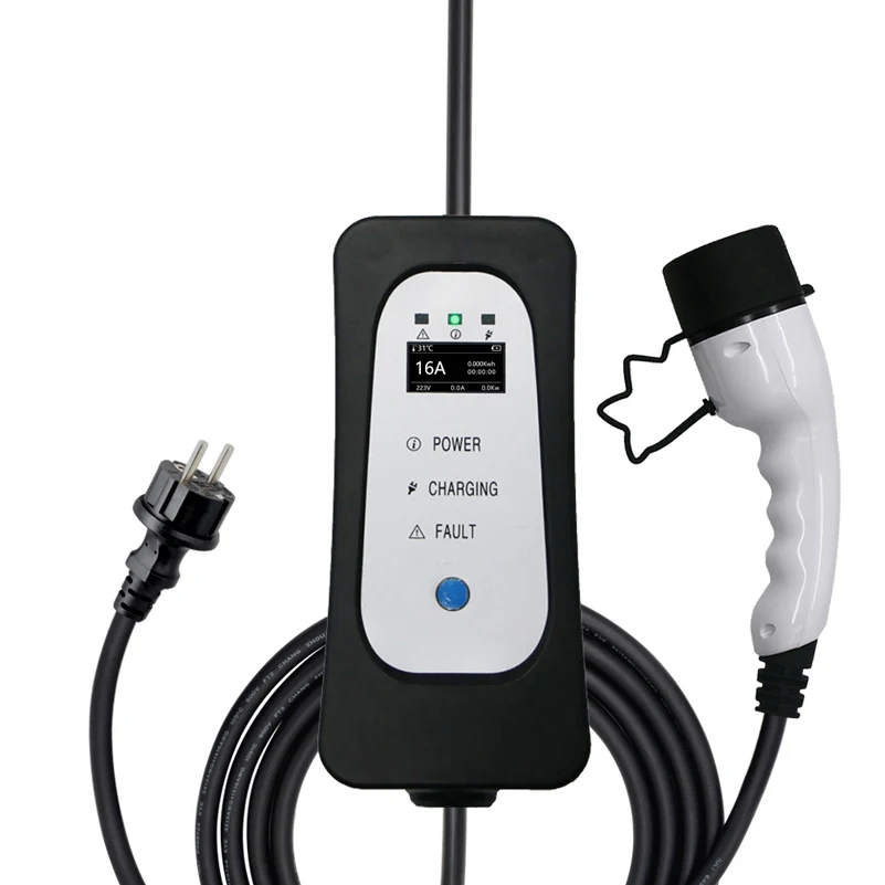 16 А 62196 Тип 2 ev зарядное устройство 220 В ev зарядное устройство режим 2