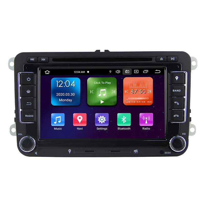 Ersan Профессиональное аудио видео Android 10 автомобильное радио GPS навигация для VW Skoda Golf 5 PassatCC 6 Magotan Caddy
