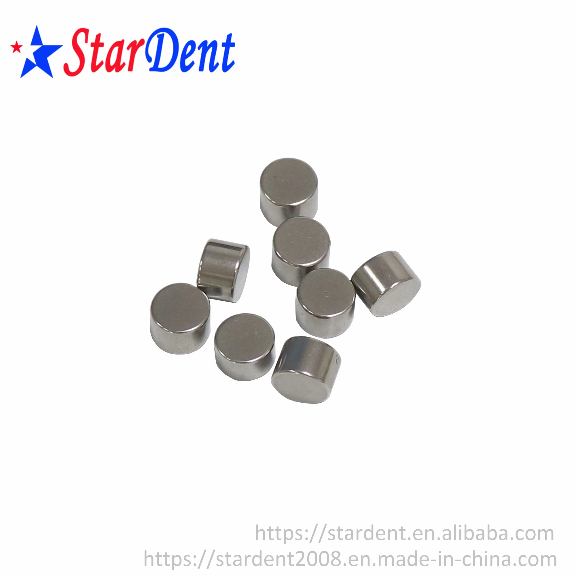 Dental Lab with High Quality Dental Material Denture Alloy Ceramic Alloy for Casting Steel Teeth Use in