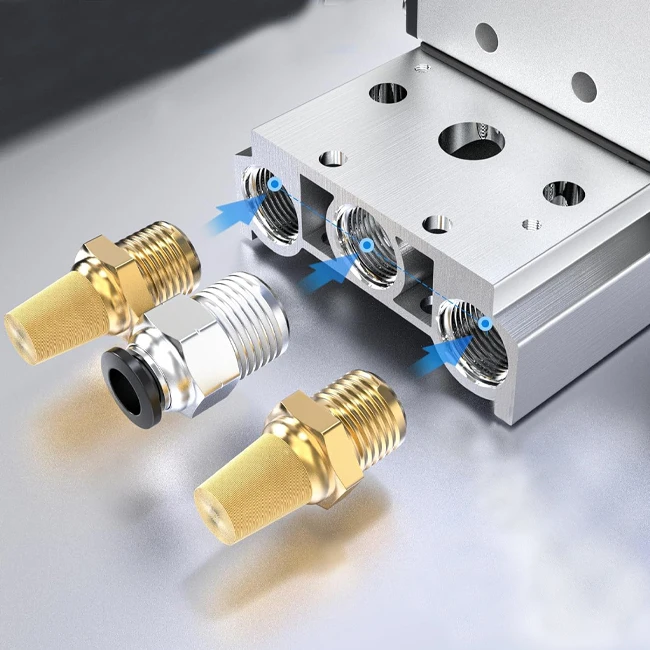 Factory Professional Hydraulic  Aluminum Valve Blocks 3-80L Flow Manifold Valve Blocks