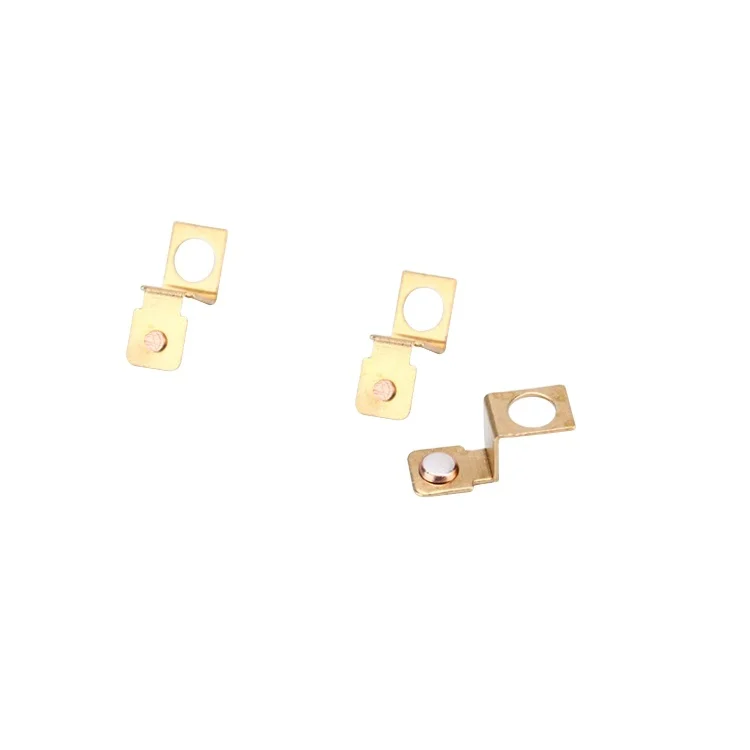 
Custom electrical socket accessories silver contacts copper electrical switch composite contacts rivet components wholesale 