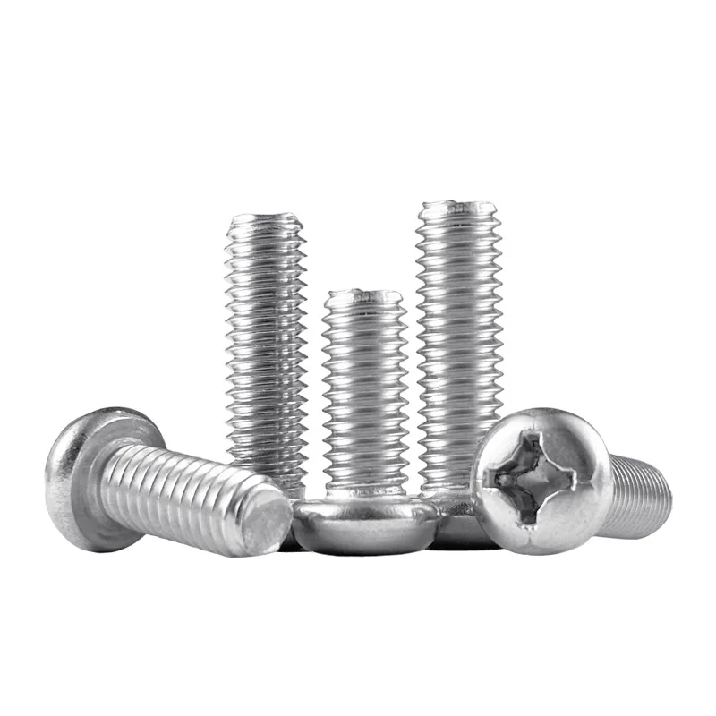 Hot Sale High Quality M8 M7 Threads Box Packing Rust-Resistant M3-M4 Flat Head Screws 10mm Pan Head Machine Screws