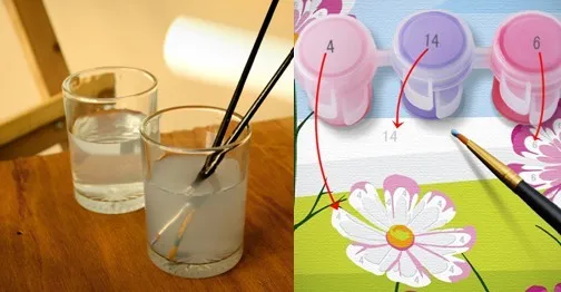 
DIY hand-painted oil painting 40*50CM Snow Mountain Lake oil painting by numbers 